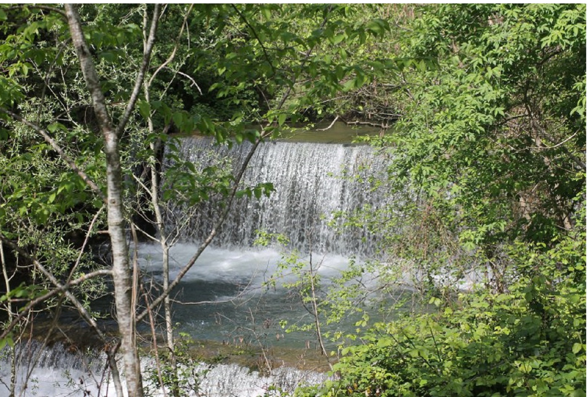 Ciuffenna upper waterfall