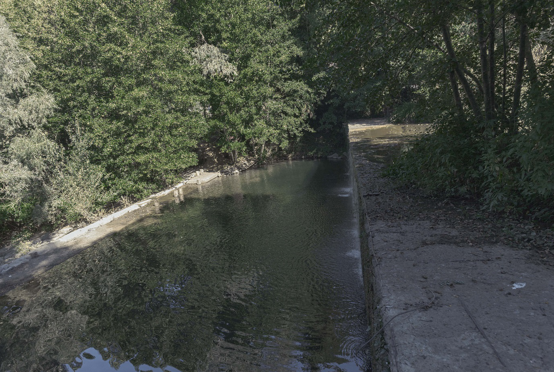 Ciuffenna river south waterfall